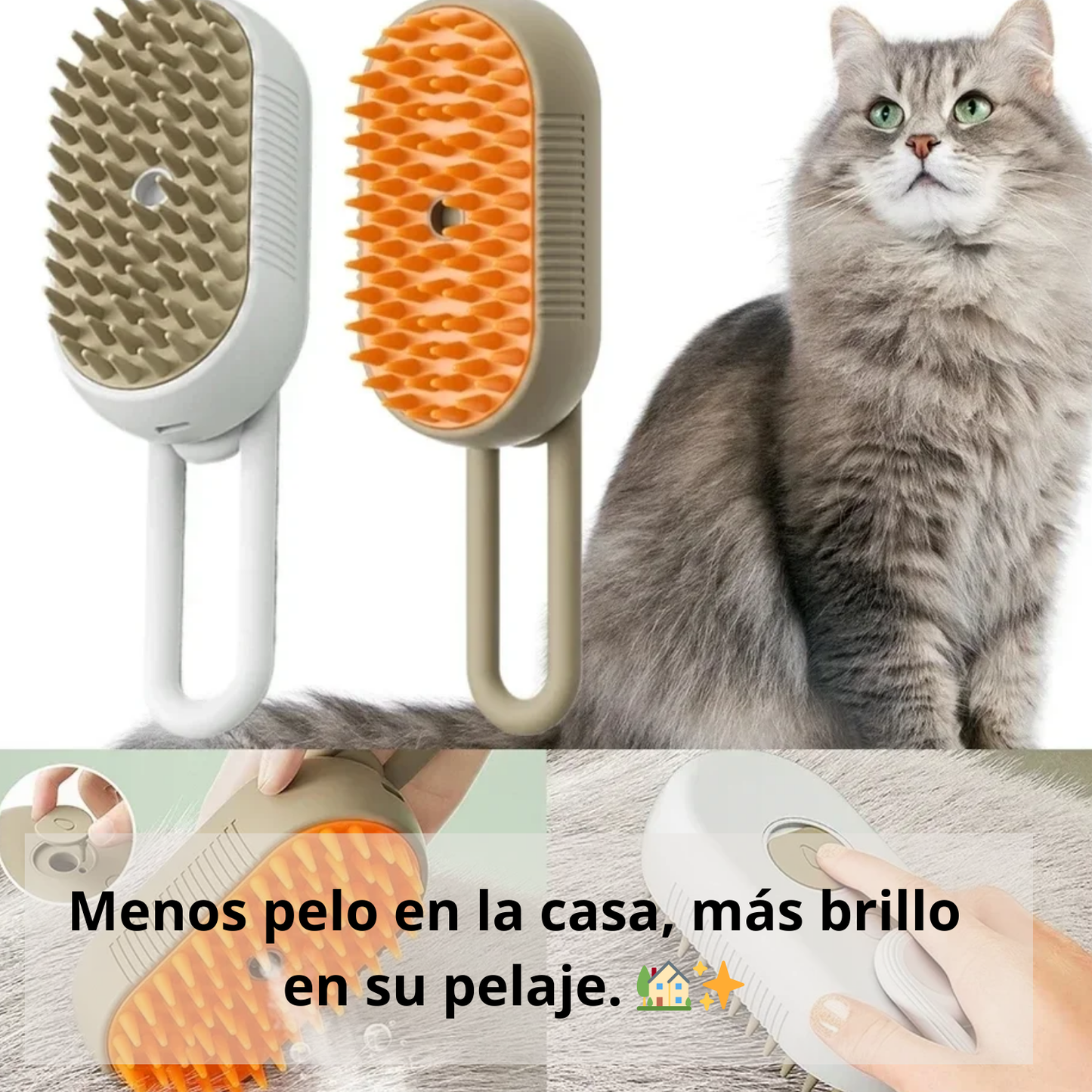 Cepillo De Vapor Para Mascotas 💖🐾